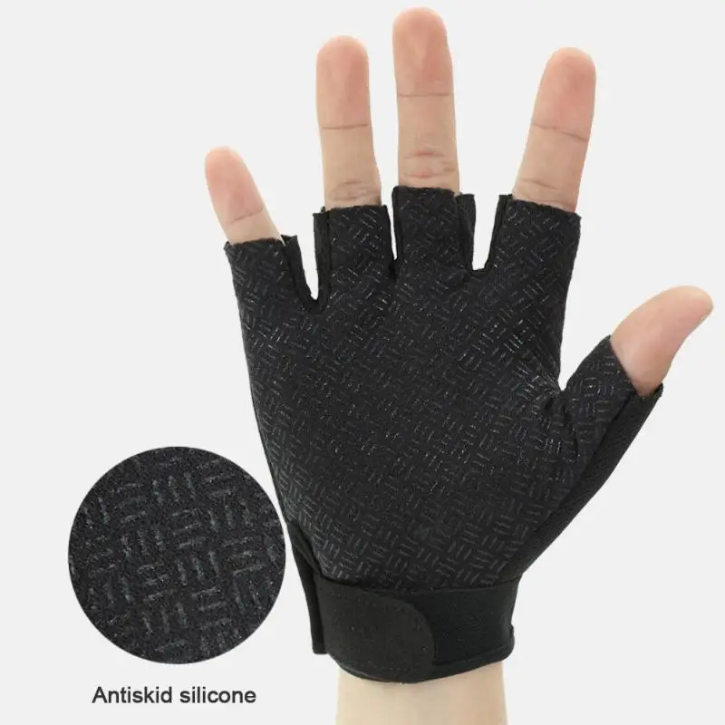 

Силиконовые военные тактические перчатки, тактические перчатки, сетчатые плотные перчатки с прокладкой, перчатки с открытыми пальцами, нескользящие перчатки для верховой езды
