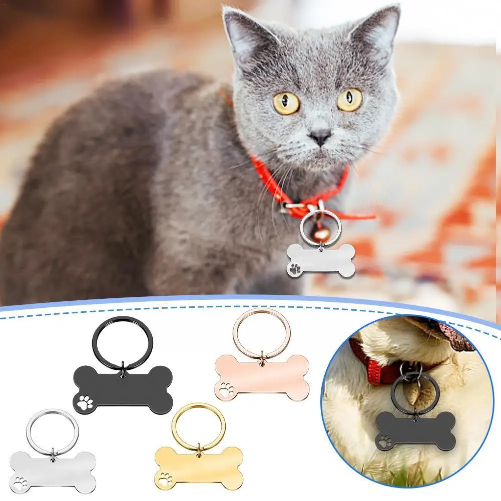 

Dog Collar Pendant Anti Loss Personalized Pet Identity Tag Pendant Engraved Pet Pet Dog Puppy Tag Accessories Collar Identi I6C4