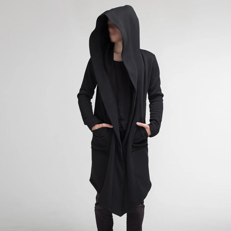 Мужской длинный свитер с капюшоном Осень-зима 2022 |