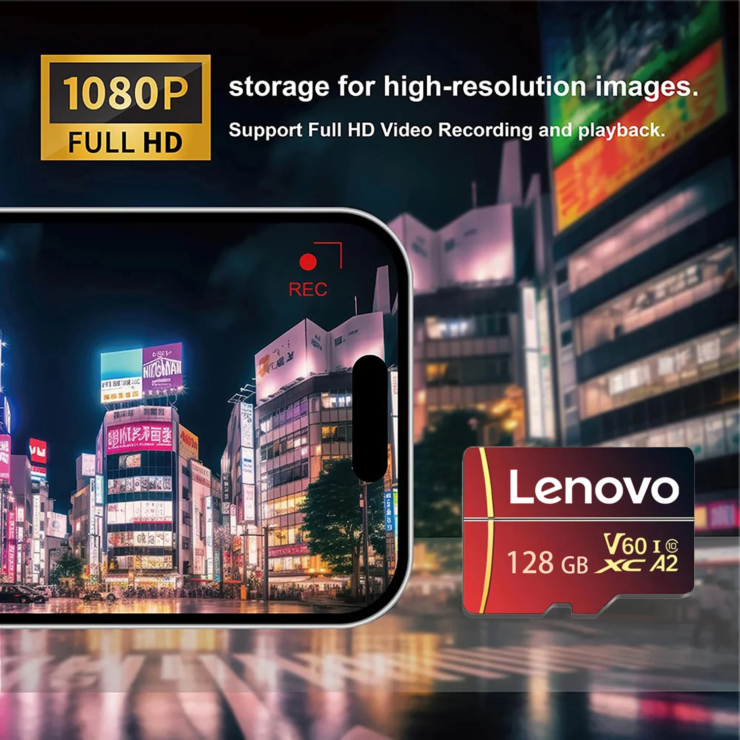 Фото Карта памяти Lenovo High Endurance Video SD Card TF Card 64GB 128GB 256GB 512GB U3 V60 Micro SD Card для камер и цифровых устройств №4