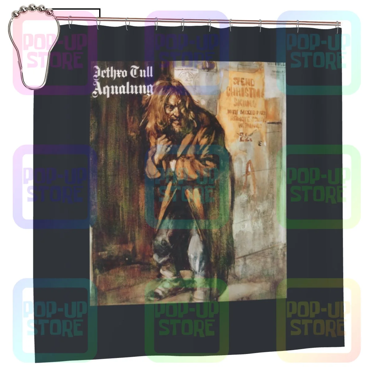 Jethro Tull Aqualung Рок н-ролл музыкальная лента душевая занавеска для ванной роскошный