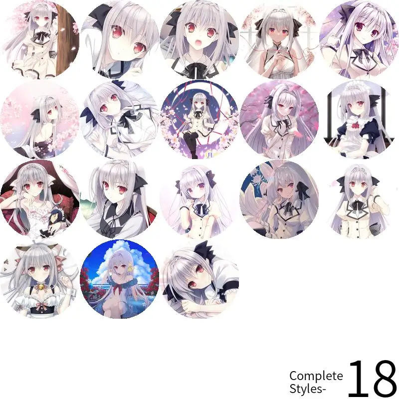 Sakurakouji Luna мягкая брошь с аниме-символикой из игры значок якорем периферийные