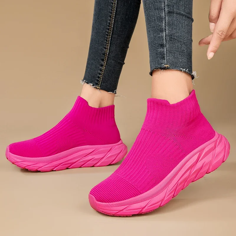 Кроссовки мужские сетчатые без шнуровки повседневная обувь для бега легкие