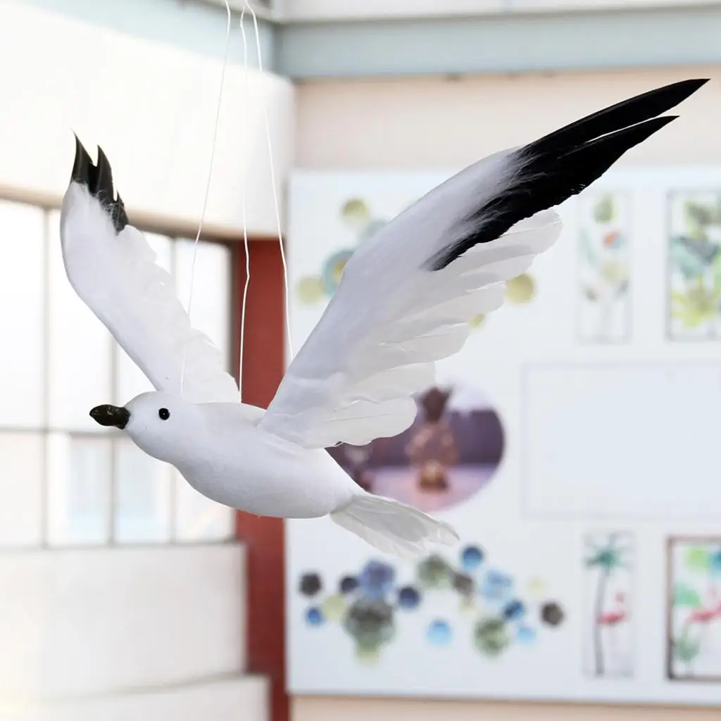 

Wall Hanging Art Decor Flying Seagull Bird Statue/Seaside/Nautical Theme