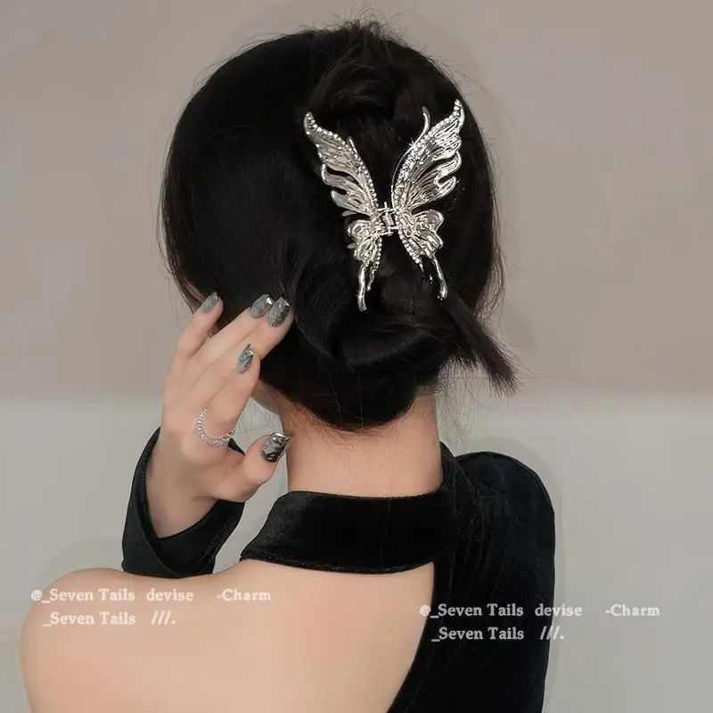 

Модный металлический зажим для волос в виде бабочки для женщин и девушек, зажим для головы, Геометрическая повязка на голову, модные аксессуары для волос