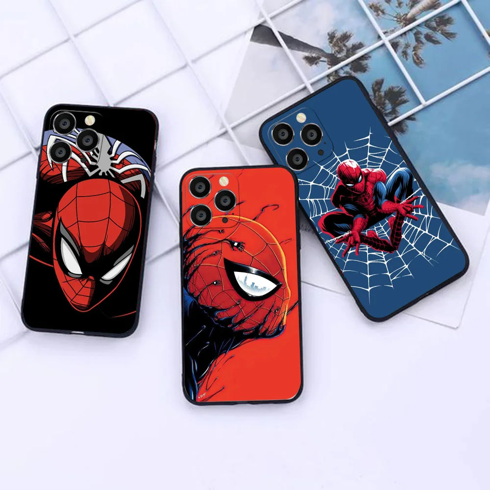 Силиконовый чехол для Huawei Y5P Y6 Y6S Y6P Nova 2 2i 3 3i 4E 5T P20 P30 P40 Y9A Lite Pro KK-61 Человек-паук