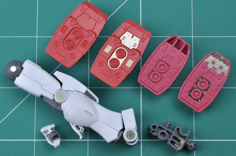 Для HG 1/144 RX-78-02 оригинальная фотография внешняя часть глобальной BG AW9