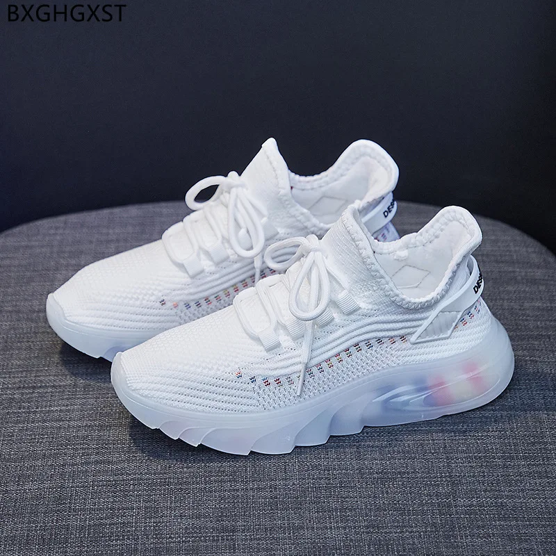 

Кроссовки женские на платформе, люксовые повседневные беговые кроссовки, массивные, для тренировок