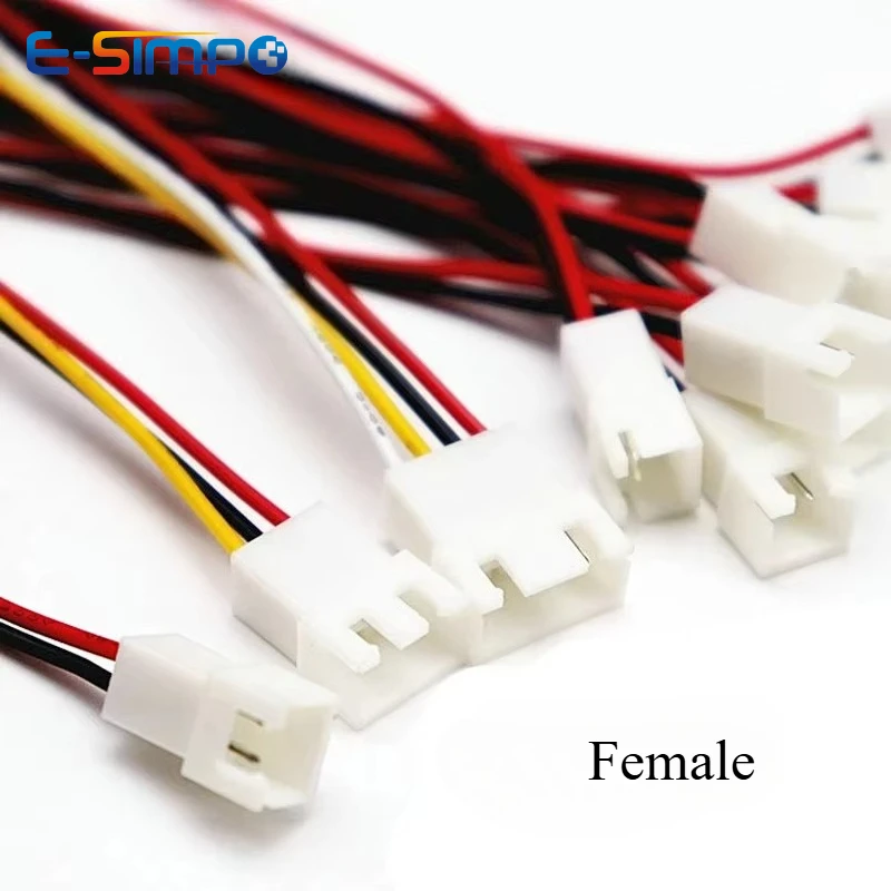 E-SIMPO разъемы XH2.54  22AWG/26AWG 10/20/30 см 2P 3P 4P 5P 6P