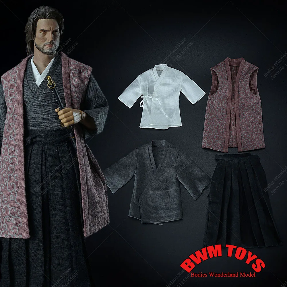 В наличии TOP-006 масштаб 1/6 японское кимоно самурайского ронина костюм воина