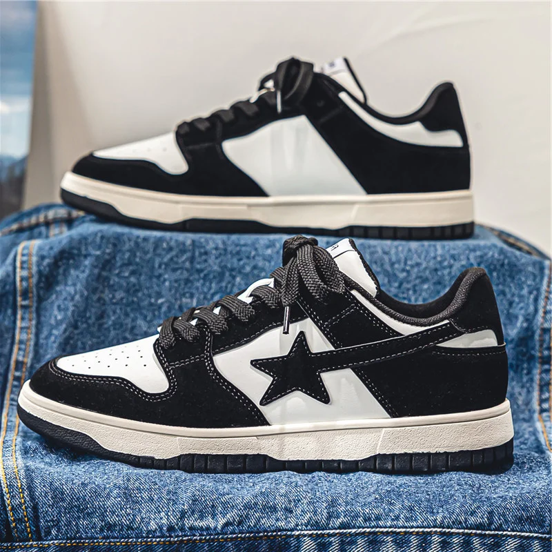 

Autumn Men Casual Sneakers Trend Mixed Colors Star Running Sport Shoes Tennis Shoes Basketball Trainers Walking Jogging Sneakers