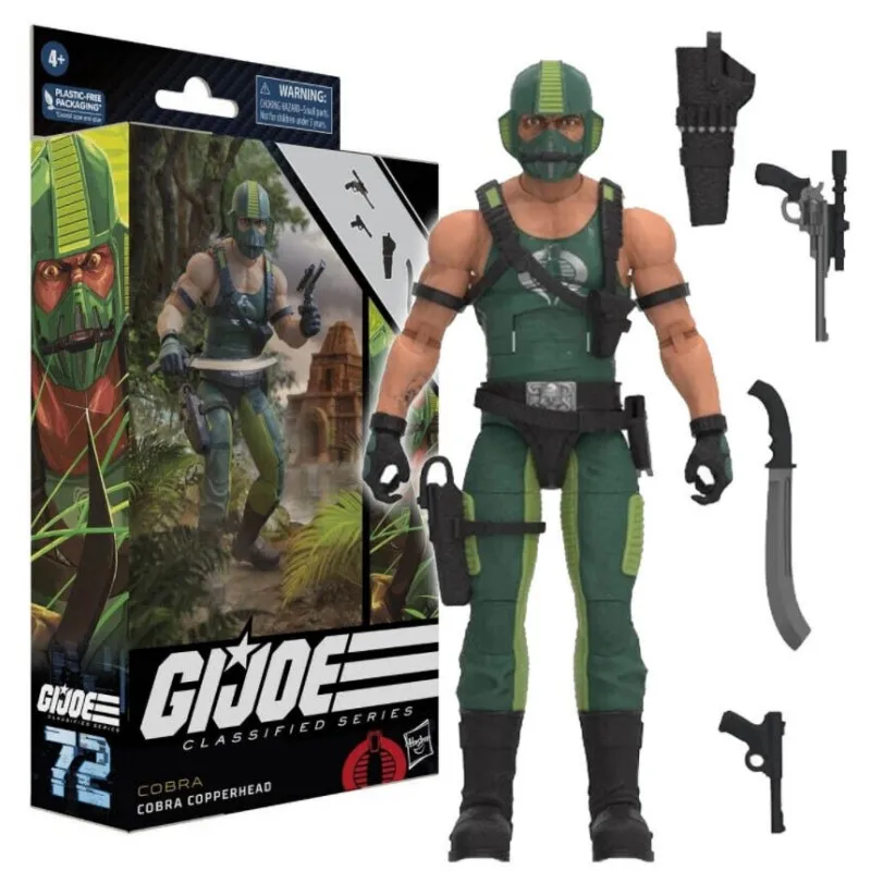 In Stock Original GI Joe Cobra Copperhead #72 Classified Series 6inch Collection Action Figure toys