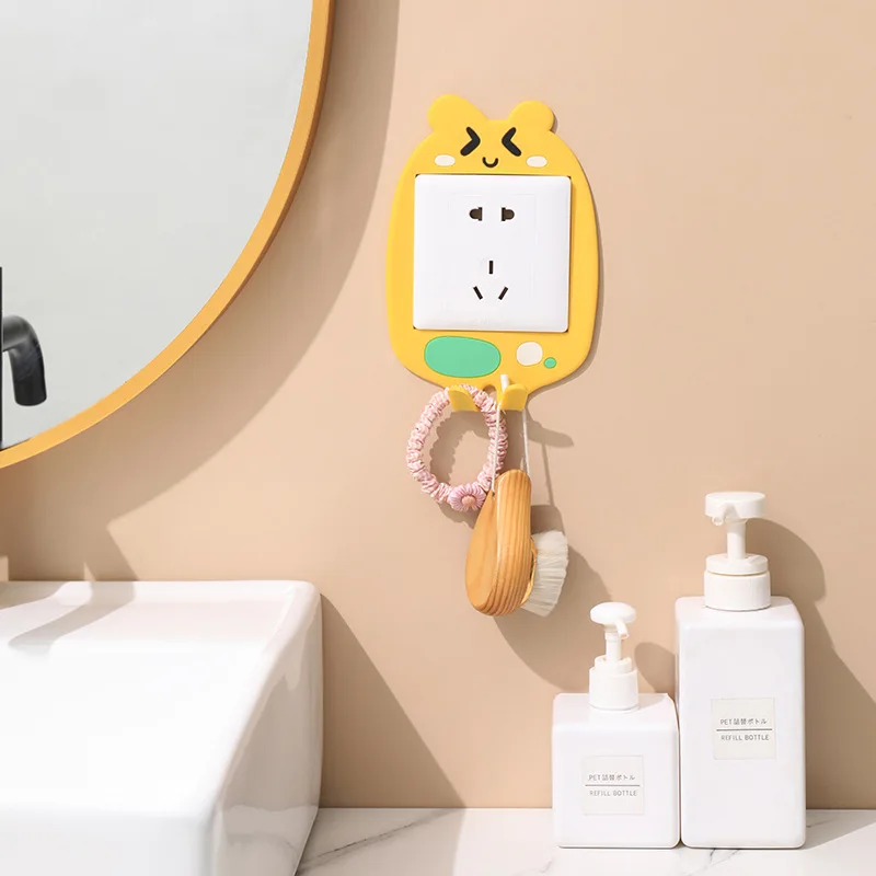 Светящийся выключатель оболочка комнатный декор 3D силиконовый переключатель