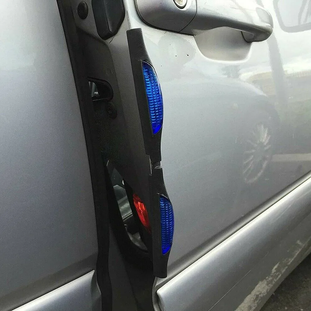 Prevent Anti-collision Sticker Protect 2pcs Blue Door Edges Guards Protectors Reflectors Hot Sale High Quality |