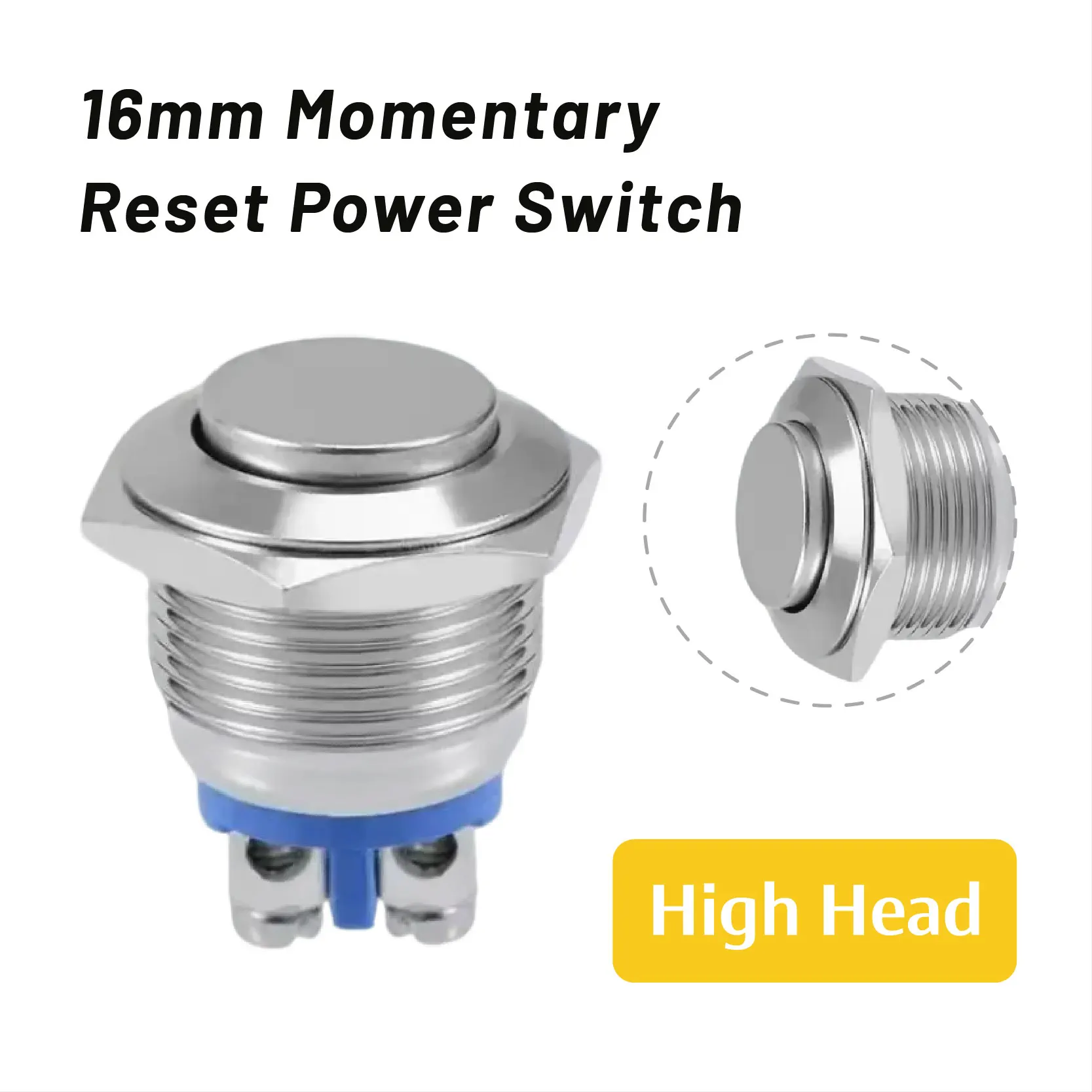 Водонепроницаемые кнопочные переключатели 5/20 шт
