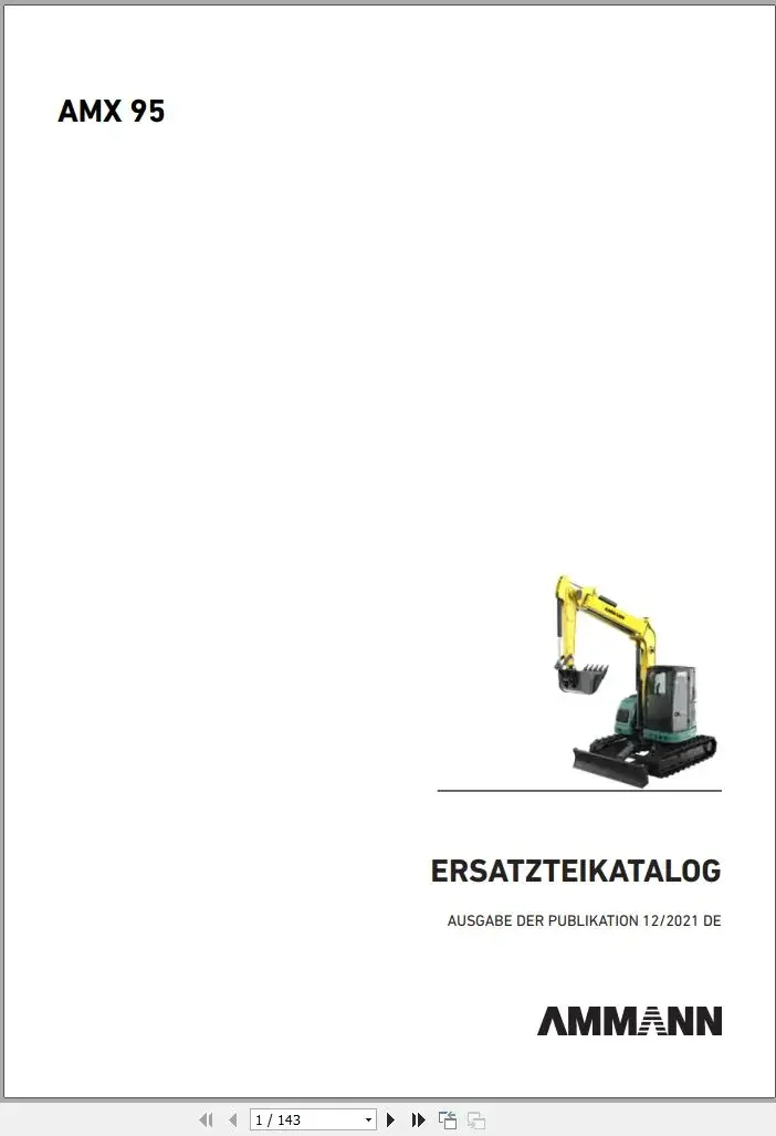 Руководство по производству запчастей и операциям Ammann 2023 46 6 ГБ PDF