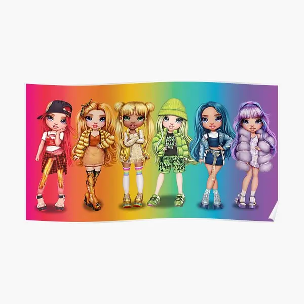 

Радужный высокий плакат, винтажный декор, комната, картина, забавное искусство, украшение на стену, современная живопись, печать, роспись, без рамки