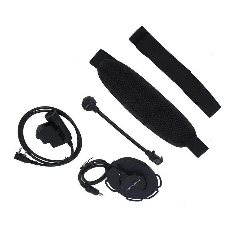 Tactical Earmuff Headband Headset Sound Pickup Noise Reduction Baofeng Kenwood 2 Pin U94 PTT Radio Earpiece Airsoft Activities