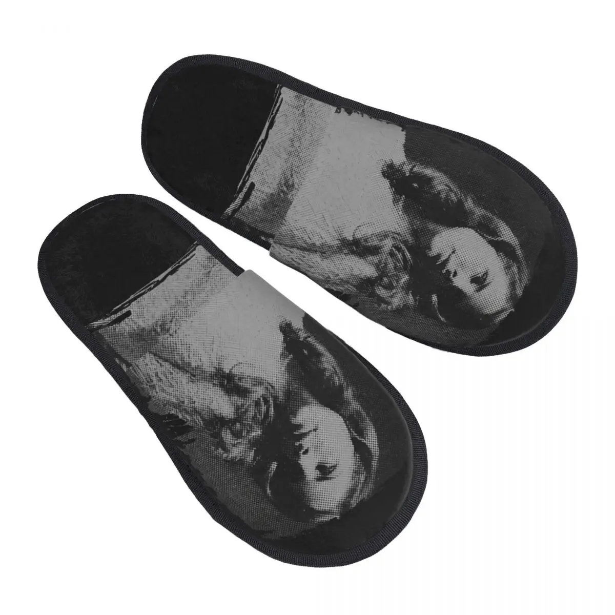 Тапочки домашние женские из хлопка с пенным наполнителем эффектом памяти