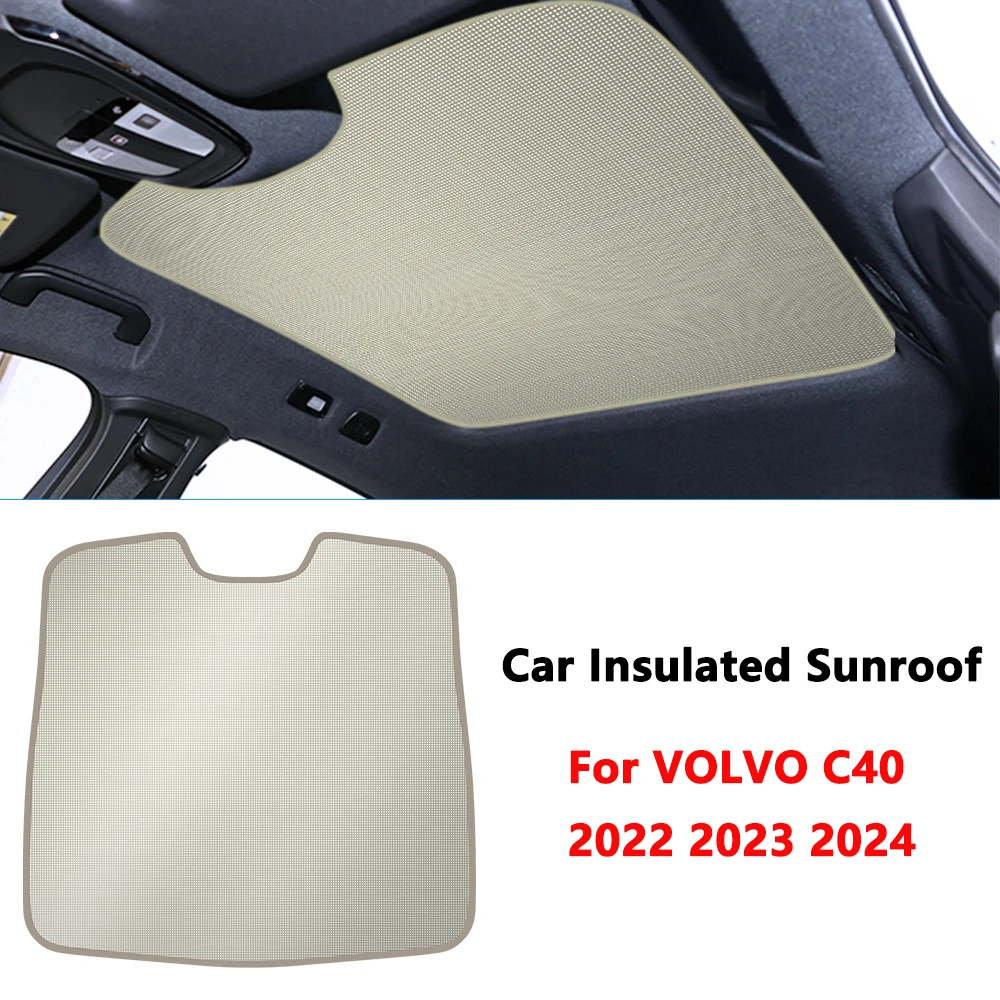Автомобильная изоляция солнцезащитный козырек для VOLVO C40 2022 2023 2024 теплоизоляция