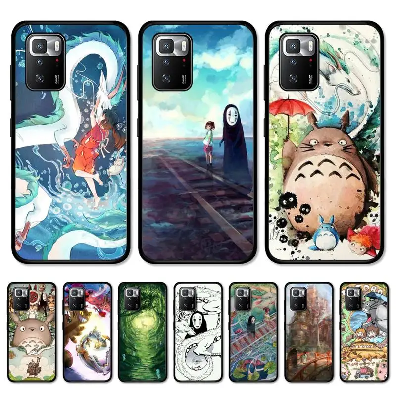 

Miyazaki Hayao Spirited Away Totoro Phone Case for Redmi 5 6 7 8 9 A 5plus K20 4X S2 GO 6 K30 pro
