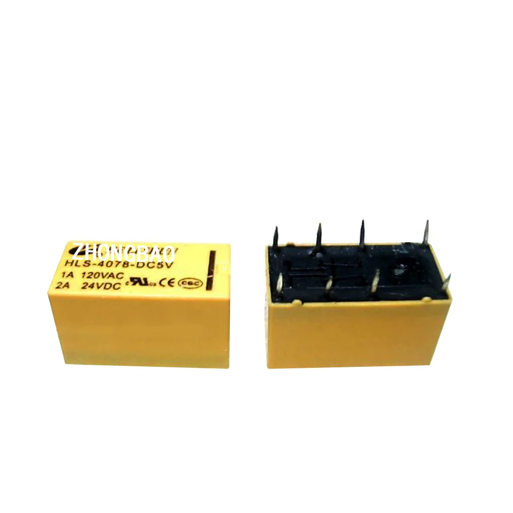 

new relay HLS-4078 HLS-4078-DC5V 5V DIP 10pcs/lot