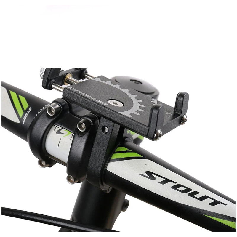 z80 metal motorcycle bike phone holder aluminum alloy anti slip bracket gps clip universal bicycle phone stand for smartphones free global shipping