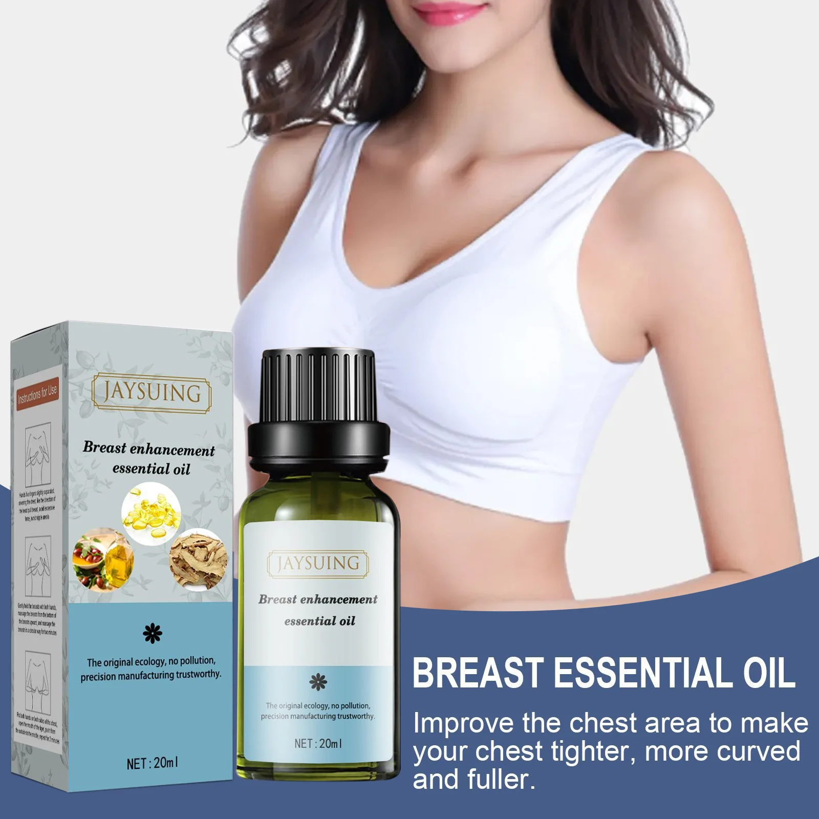 

Organic Lifting Serum Breast Lifting Enhancement Breast Enlargement Essential Oil Enlargement & Growth Firming Big Bust Chest
