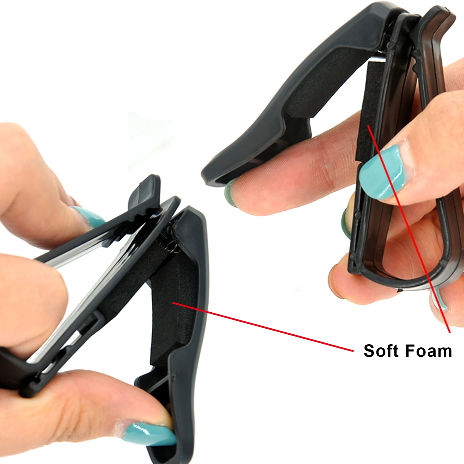 Универсальный автомобильный солнцезащитный козырек для очков коробка