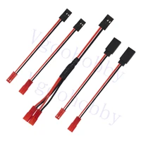 5pack male jr to female jst y splitter harness parallel wire jst to jr male female extension cable adapter for rc crawler car