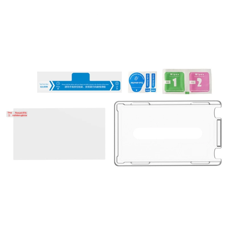 

9H Hardness Tempered Glass Screen Protector Protective Film Scratch-resistant Video Game Accessories for NS Switch OLED 85DD