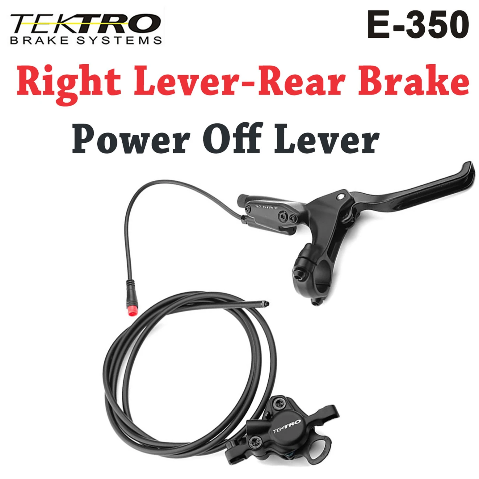 Tektro E350 электрический велосипед гидравлические дисковые тормоза 2-контактный