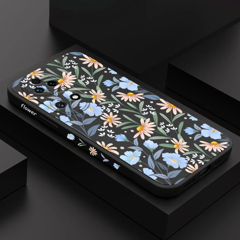 

Sunrise Floral Phone Case For Huawei P50 P40 P30 P20 Pro Lite Nova 10 10SE 9 9SE Mate 50 50E 40 30 20 Pro Lite Cover