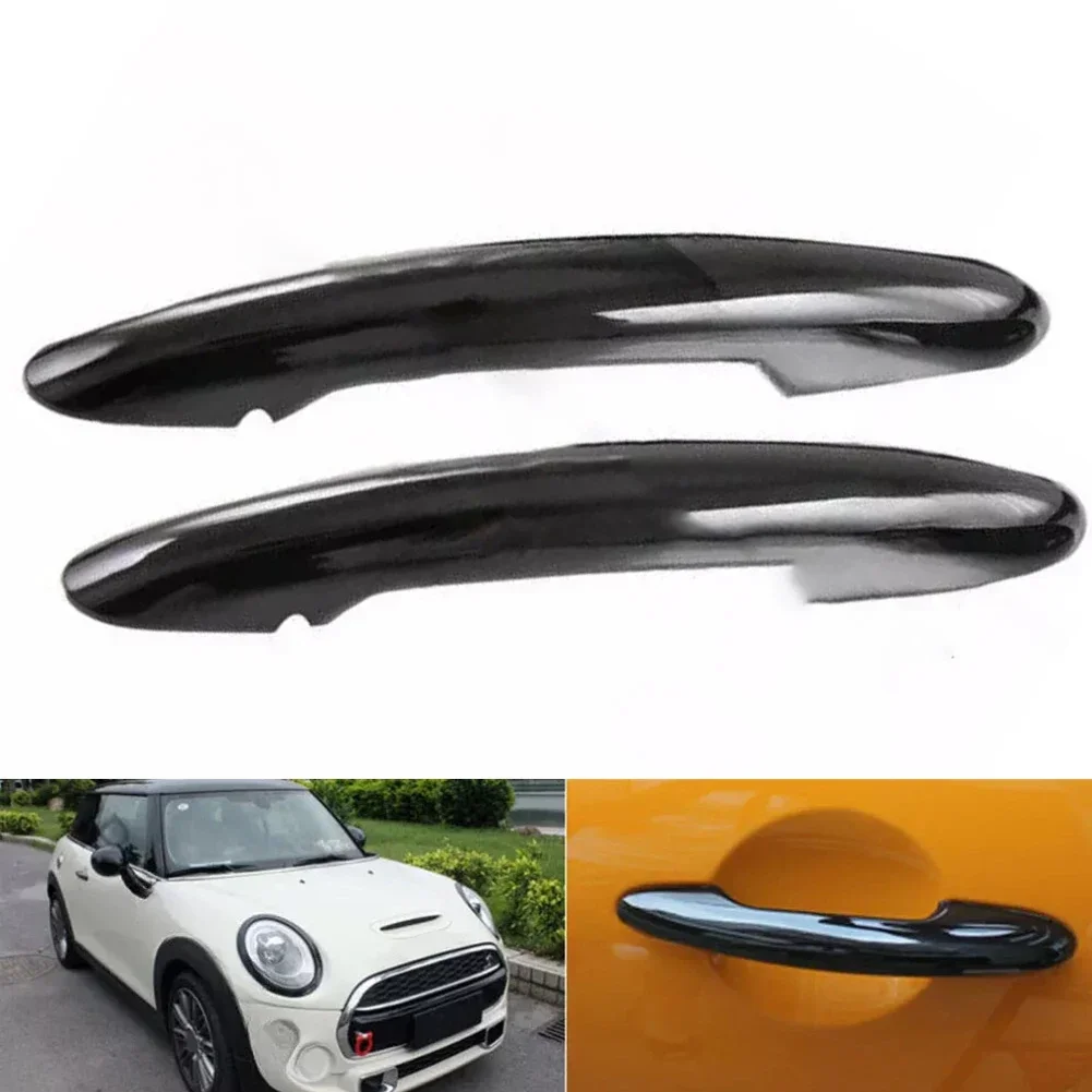 Улучшите estetykę вашего для MINI с глянцевой черной накладкой на дверную ручку