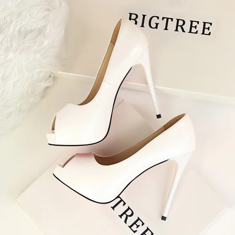 Alo cnc 2022 New Summer Small Heel Women's Single Shoes 12cm Ultra-high Heels Women's Shoes