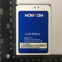 homtom ht17 100 original batteries replecement large capacity 3000mah back up battery for homtom ht17 pro smartphone