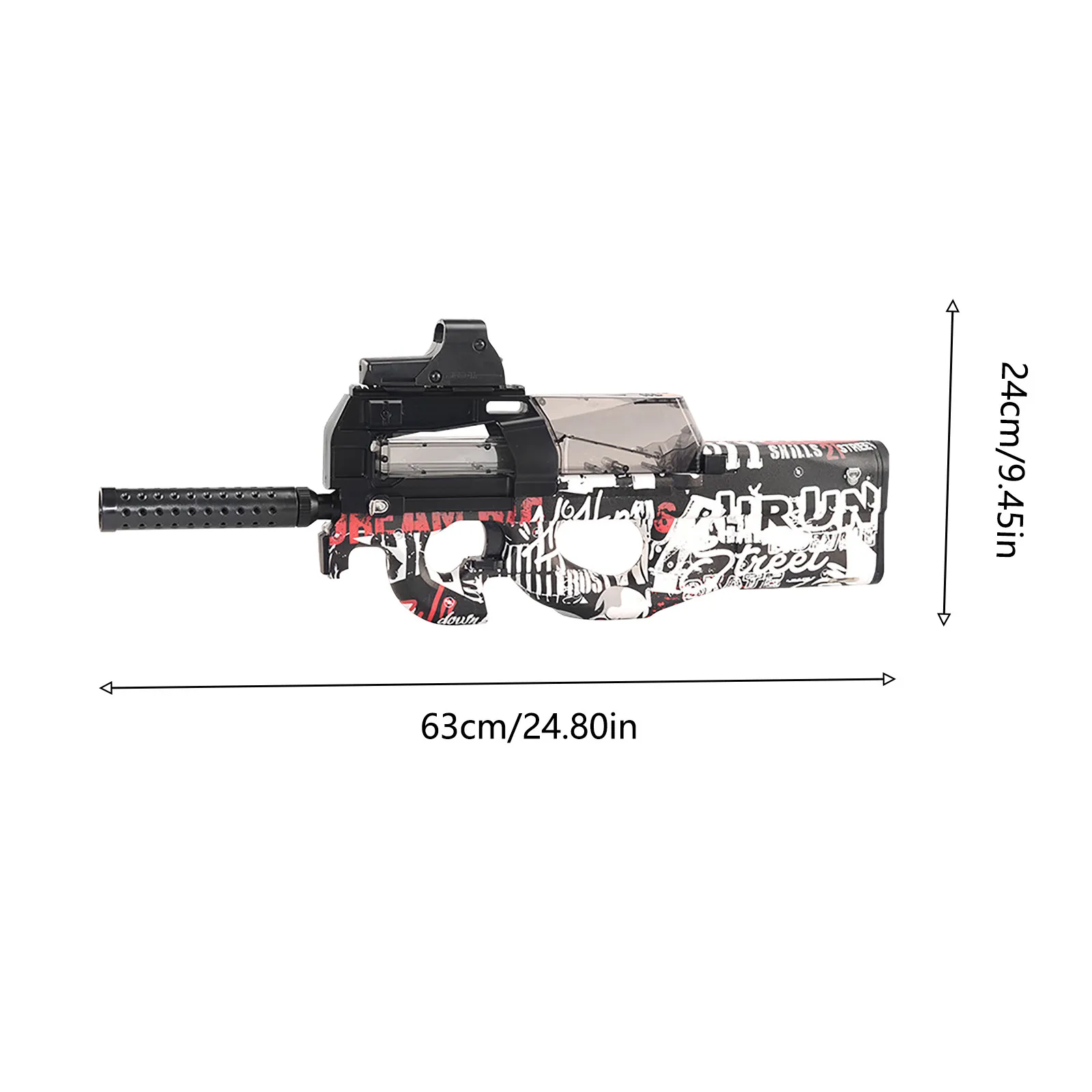 Новые электрические игровые пистолеты P90 безопасные для игры с водными гелевыми шариками, наружные спортивные винтовки оружие для снайперской стрельбы, пистолеты игрушки для мальчиков, подарки.