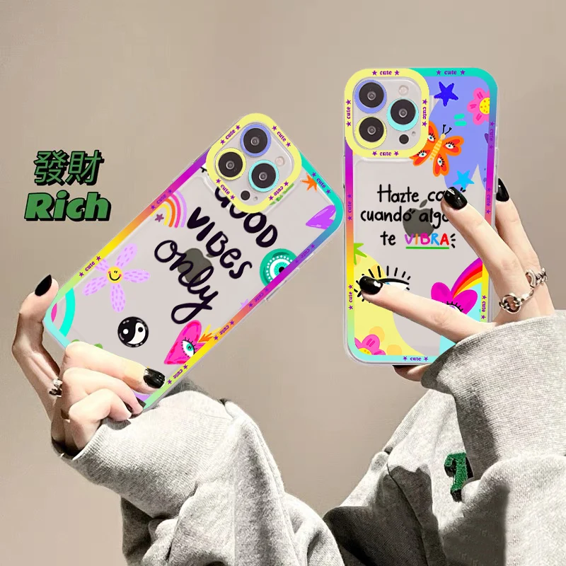 

Funny Turkish Lucky Blue Evil Eye Phone Case For IPhone 14 13 12 11 Pro Max Mini X Xs XR 6 7 8 Plus SE 2020 Transparent Case