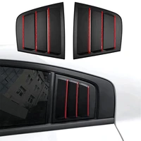 car accessories side window louvers air vent scoop shades cover blinds for dodge charger 2011 2021 decooration abs stickers