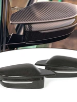 carbon fiber mirror caps cover replacement fit for bmw 3 4 5 series g20 g22 g30 g11 g14