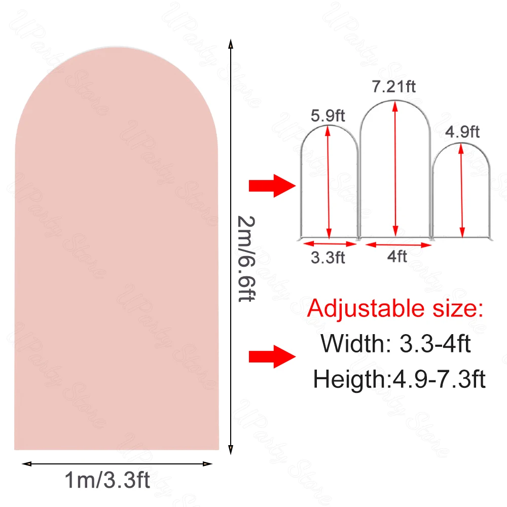 Обложка для заднего фона с аркой толстая двухсторонняя ткань спандекс яркая