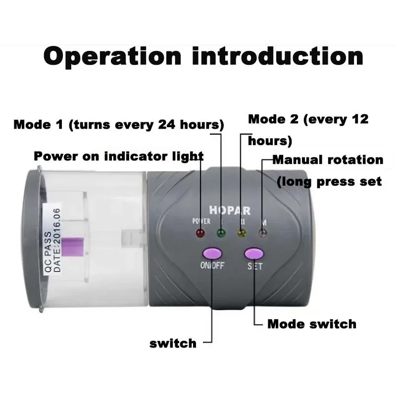 Автоматическая кормушка для рыбок аквариум Koi с золотыми рыбками регулируемая