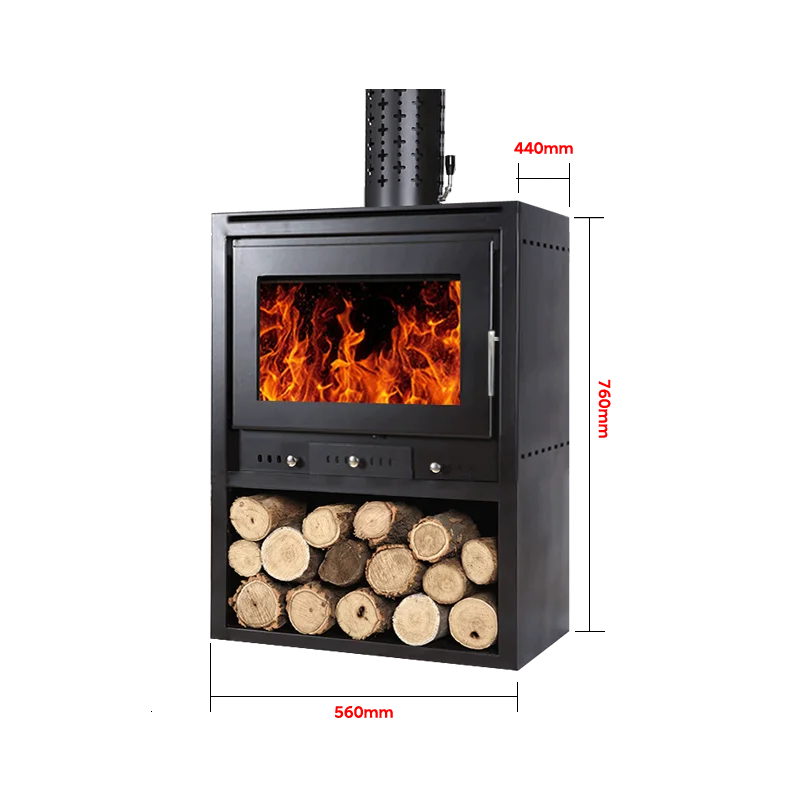 

Wood Burning Real Fire Heating Stove European-Style Simple Wood Burning Fireplace Wood Burning Stove Home Heating Fireplace