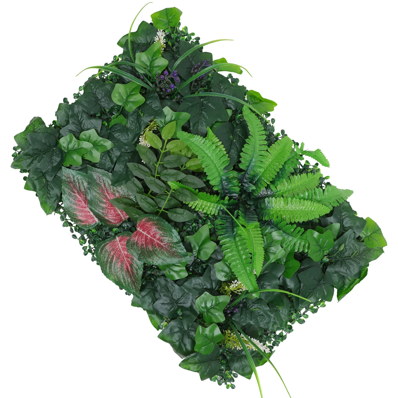 

Green Wall Decoration Simulated Fence Garden Leaf Panel Decorations Fake Greenery Leaves Flower Artificial Plants Lawns