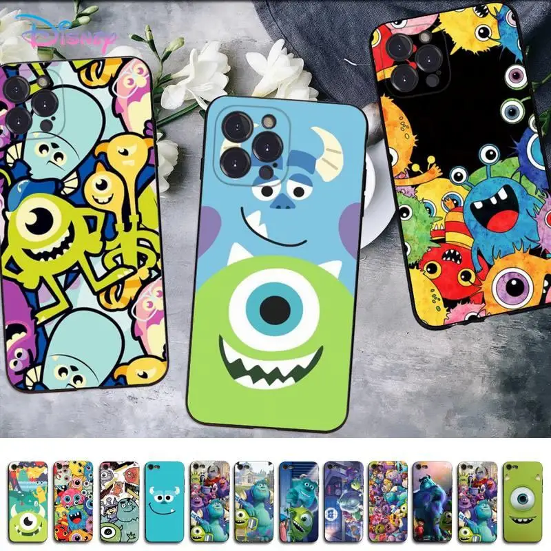 

Monsters University Disney Phone Case For iPhone 14 13 12 Mini 11 Pro XS Max X XR SE 6 7 8 Plus Soft Silicone Cover
