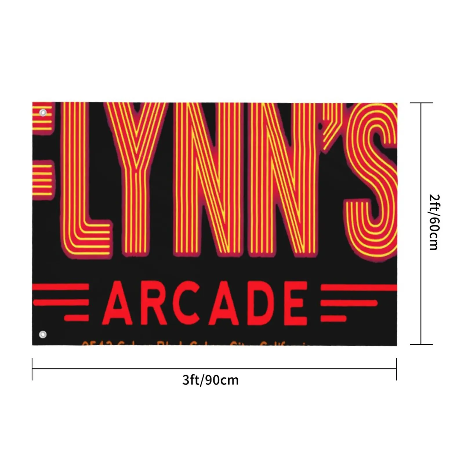 Флаг садовый Flynns Arcade Tron Old Skool Encom 4636 Польша радуга Хэллоуин Россия Канада