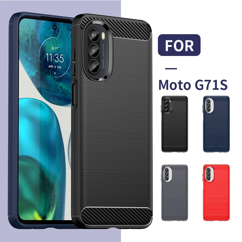 

Чехол для Motorola Moto G71S, чехол для Moto G71S, противоударный чехол-бампер для телефона, противоударный мягкий чехол для Moto G82 G71S, чехлы