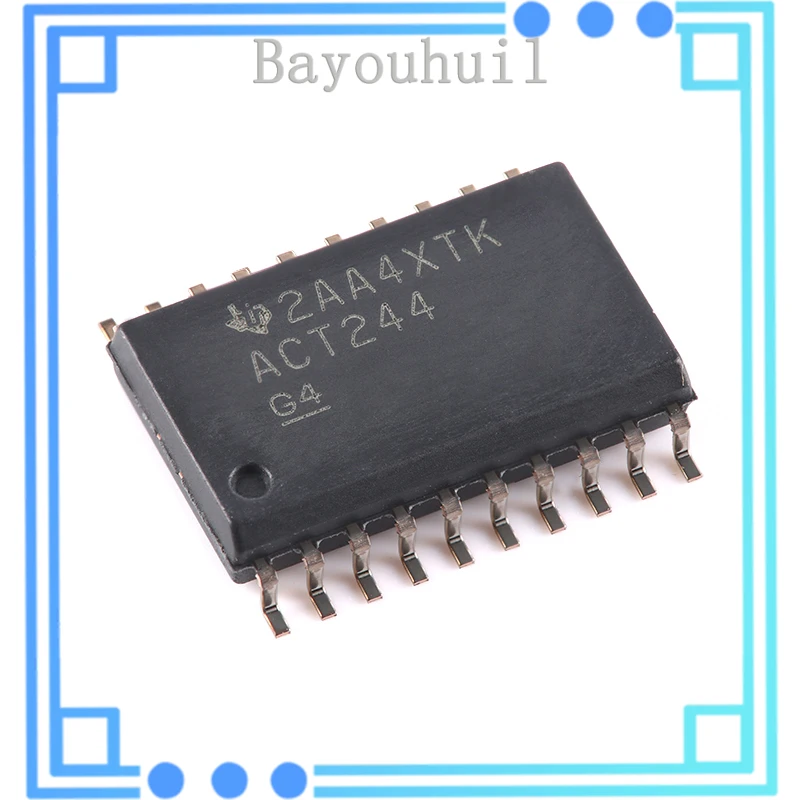 

10PCS Original Authentic SN74ACT244DWR SOIC-20 Eight-Way Buffer/Driver Chip