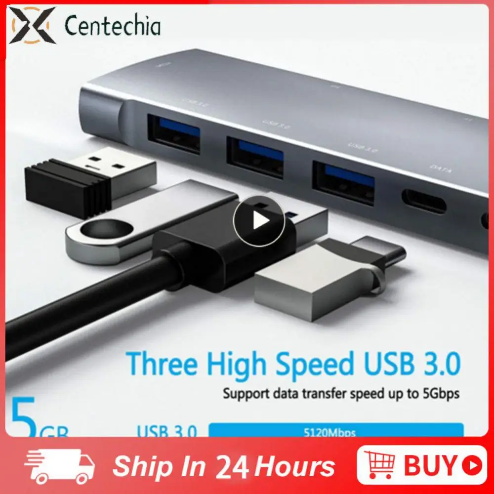 Портативный адаптер с Type C на HDMI-совместимый с кардридером для Sd-карт 100 Вт концентратор для быстрой зарядки Usb C 9 в 1 высокоскоростной 4k 30kz для передачи данных