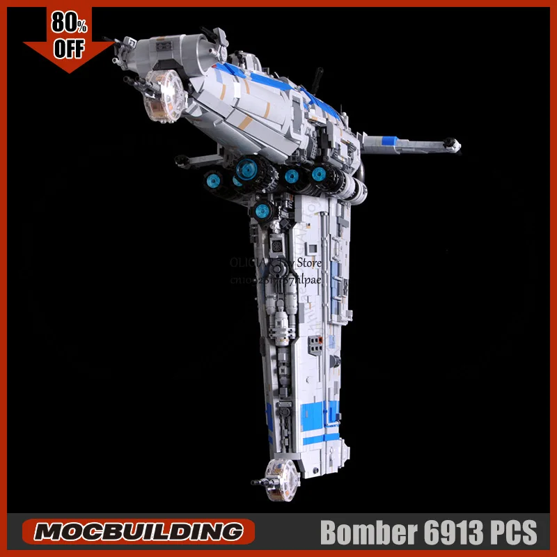 Конструктор UCCS Space Movie MOC: Бомбардировщик-истребитель, технологичные блоки, игрушки-транспорт, коллекционные модели, подарки на Рождество (art.: 3920d9ecd756b) - 3920d9ecd756b